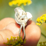Load image into Gallery viewer, OOAK Nalae, organic ring in silver #23 • size 53 (ready-to-ship)
