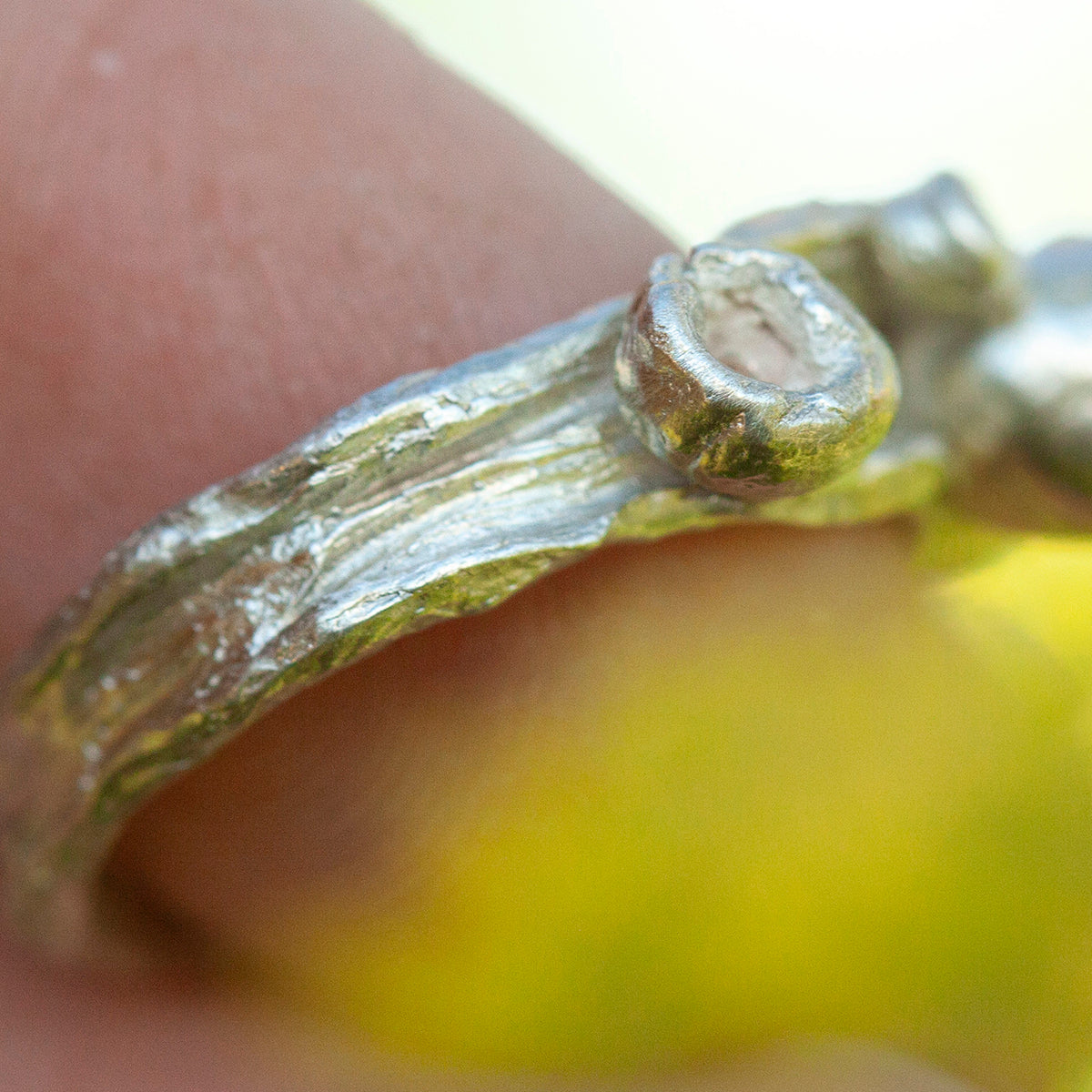 OOAK Nalae, organic ring in silver #6 • size 52,5 (ready-to-ship)