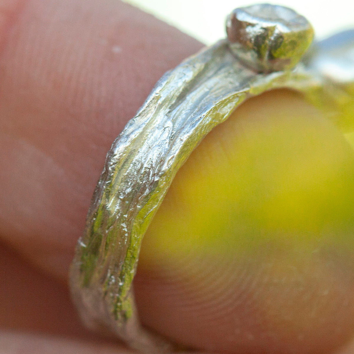OOAK Nalae, organic ring in silver #6 • size 52,5 (ready-to-ship)