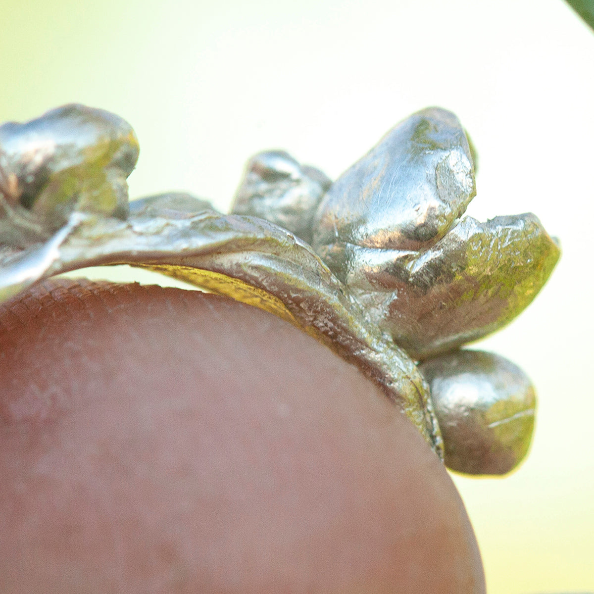 OOAK Nalae, organic ring in silver #6 • size 52,5 (ready-to-ship)