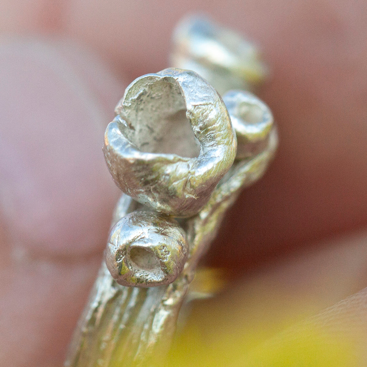 OOAK Nalae, organic ring in silver #6 • size 52,5 (ready-to-ship)