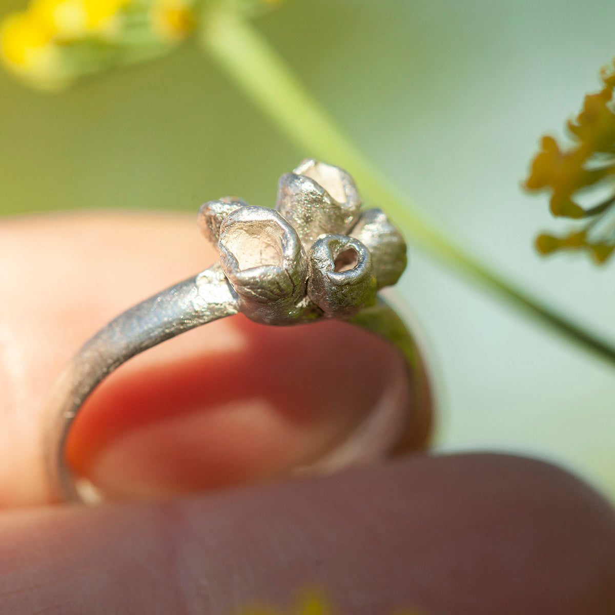 Pièce unique Nalae, bague organique en argent #7 • taille 54,5 (prêt à expédier)