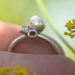 Load image into Gallery viewer, OOAK Nalae, organic ring in silver #8 • size 55,25 (ready-to-ship)
