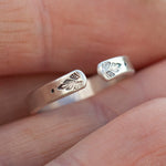 Load image into Gallery viewer, OOAK Ethnic ring in silver #10 • adjustable ~ size 49,5 (ready-to-ship)
