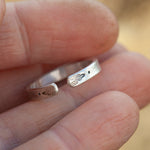 Load image into Gallery viewer, OOAK Ethnic ring in silver #11 • adjustable ~ size 53,5 (ready-to-ship)
