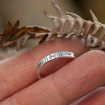 Load image into Gallery viewer, OOAK Ethnic ring in silver #14 • adjustable ~ size 57 (ready-to-ship)
