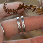 Load image into Gallery viewer, OOAK Ethnic ring in silver #16 • adjustable ~ size 61,5 (ready-to-ship)
