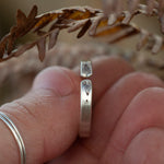 Load image into Gallery viewer, OOAK Ethnic ring in silver #15 • adjustable ~ size 58 (ready-to-ship)
