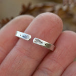 Load image into Gallery viewer, OOAK Ethnic ring in silver #16 • adjustable ~ size 61,5 (ready-to-ship)
