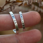 Load image into Gallery viewer, OOAK Ethnic ring in silver #18 • adjustable ~ size 73 (ready-to-ship)
