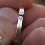 Load image into Gallery viewer, OOAK Ethnic ring in silver #18 • adjustable ~ size 73 (ready-to-ship)
