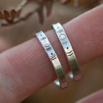 Load image into Gallery viewer, OOAK Ethnic ring in silver #20 • adjustable ~ size 65 (ready-to-ship)
