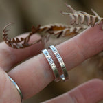 Load image into Gallery viewer, OOAK Ethnic ring in silver #22 • adjustable ~ size 68 (ready-to-ship)
