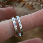 Load image into Gallery viewer, OOAK Ethnic ring in silver #22 • adjustable ~ size 68 (ready-to-ship)
