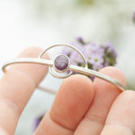 Load image into Gallery viewer, OOAK Elva bracelet #15 • Star Ruby &amp; arches (ready to ship)
