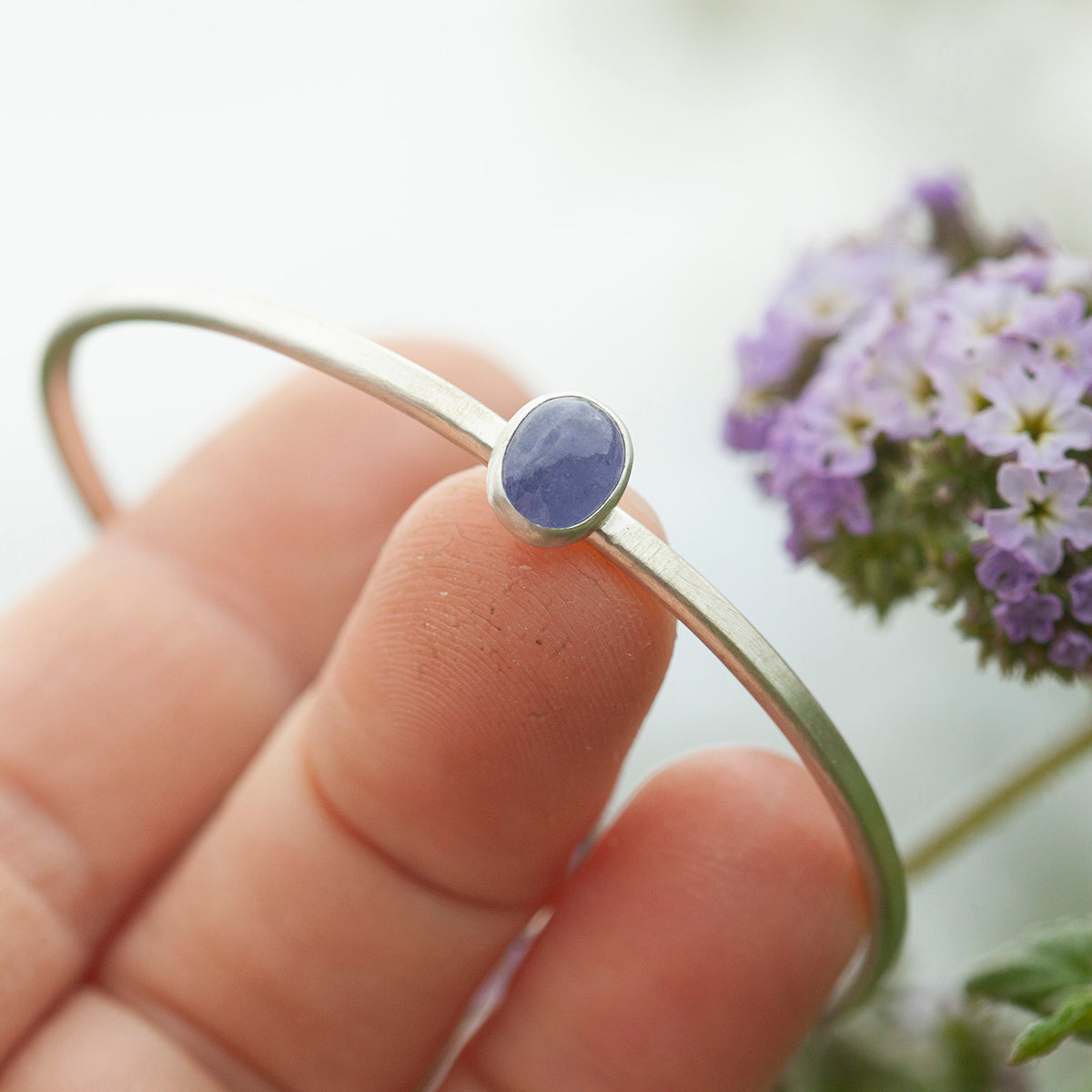 Elva Armband Unikat #8 • Tansanit (versandbereit)