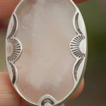 Cargar imagen en el visor de la galería, OOAK Aurae pendant #16 • White agate, Opals &amp; Kyanite ~ REVERSIBLE ! (ready to ship)
