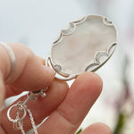 Cargar imagen en el visor de la galería, OOAK Aurae pendant #16 • White agate, Opals &amp; Kyanite ~ REVERSIBLE ! (ready to ship)
