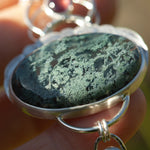 Cargar imagen en el visor de la galería, OOAK Aurae pendant #15 • Moss agate, Tourmaline &amp; White Labradorite (ready to ship)
