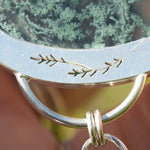 Cargar imagen en el visor de la galería, OOAK Aurae pendant #15 • Moss agate, Tourmaline &amp; White Labradorite (ready to ship)
