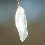 Charger l'image dans la galerie, OOAK Leaf pendant in silver #11 • Iolite &amp; Opal (ready to ship)
