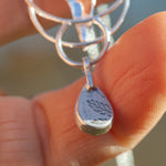 Charger l'image dans la galerie, OOAK Leaf pendant in silver #8 • Labradorite (ready to ship)
