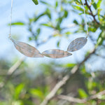 Cargar imagen en el visor de la galería, OOAK Oona silver necklace #6 • three casted leaves (ready to ship)
