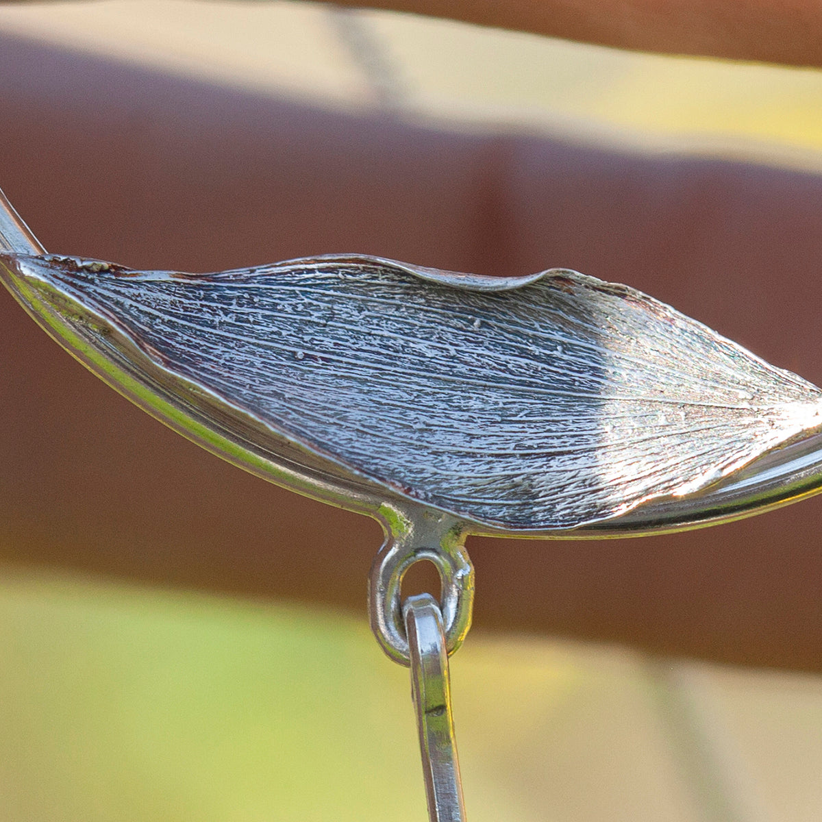 OOAK Oona silver necklace #4 • Dendritic agate & casted leaf (ready to ship)