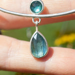 Cargar imagen en el visor de la galería, OOAK Oona silver necklace #1 • Kyanites (ready to ship)
