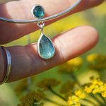 Cargar imagen en el visor de la galería, OOAK Oona silver necklace #1 • Kyanites (ready to ship)
