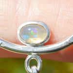 Cargar imagen en el visor de la galería, OOAK Oona silver necklace #5 • Kyanite &amp; Opals (ready to ship)
