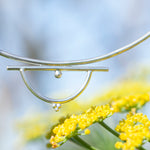 Cargar imagen en el visor de la galería, OOAK Oona silver necklace #7 • curves and dots (ready to ship)
