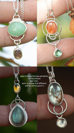 Afbeelding in Gallery-weergave laden, Choose Your Stone : Surprise Osmose Pendant   (made to order)
