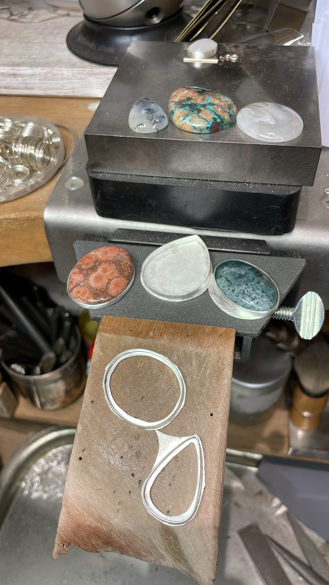 OOAK Aurae pendant #12 • Poppy jasper (ready to ship)