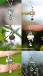 Afbeelding in Gallery-weergave laden, Choose Your Stone : Surprise Osmose Pendant   (made to order)
