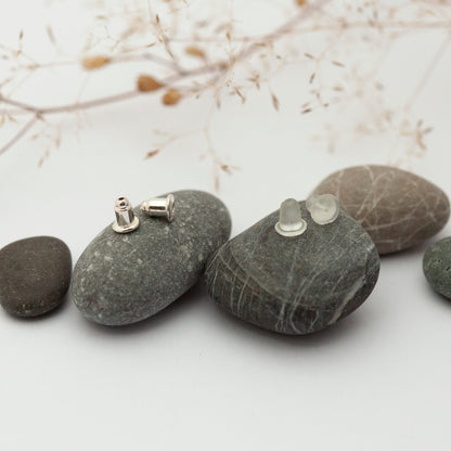 Boucles d'oreilles Keira pièce unique #14 ~ argent (prêt à expédier)