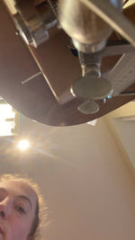 Video laden en afspelen in Gallery-weergave, OOAK Healing Tears silver pendant #3 • Fossil coral &amp; Kyanite (ready to ship)
