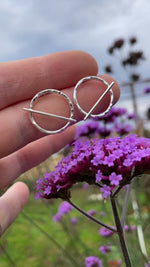 Load and play video in Gallery viewer, OOAK ilena silver earrings #3 (ready to ship)
