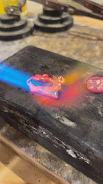 Load and play video in Gallery viewer, OOAK • Silver Pebble pendant with Kyanite #8 (ready to ship)
