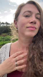 Load and play video in Gallery viewer, OOAK ilena silver earrings #3 (ready to ship)
