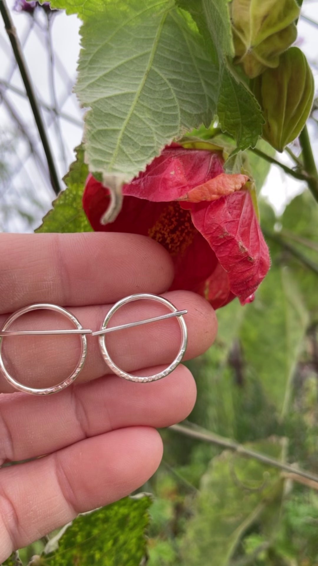 OOAK ilena silver earrings #5 (ready to ship)