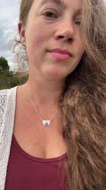 Load and play video in Gallery viewer, OOAK ilena silver earrings #9 (ready to ship)
