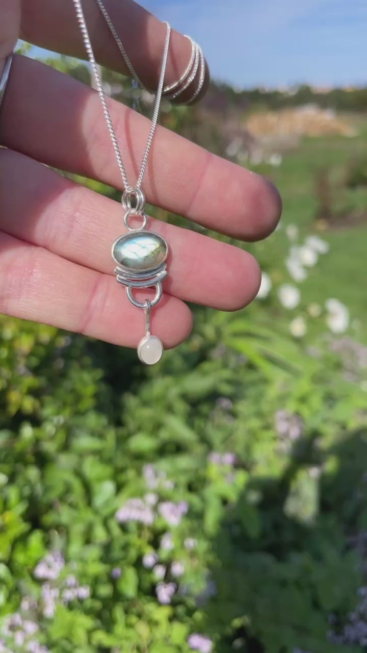 OOAK Osmose pendant #64 • Labradorite (ready to ship)