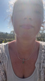 Cargar y reproducir el video en el visor de la galería, OOAK Oona silver necklace #1 • Kyanites (ready to ship)
