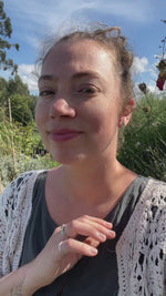 Load and play video in Gallery viewer, OOAK Silver Leaf earrings #3 (ready to ship)
