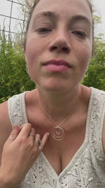 Charger et lire la vidéo dans la visionneuse de la Galerie, OOAK Selva earrings in silver and brass #4  (ready to ship)
