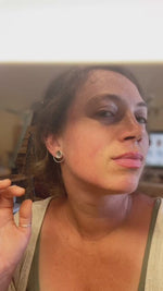 Video laden en afspelen in Gallery-weergave, OOAK Elena earrings #10 ~ silver ~ unique (ready-to-ship)
