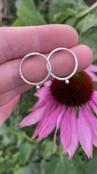 OOAK ilena silver earrings #4 (ready to ship)