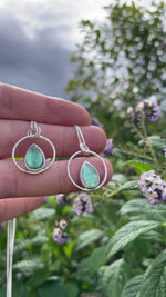 Laden und Abspielen von Videos im Galerie-Viewer, OOAK Mae pendant in silver #14 • Kyanite  (Ready to ship)
