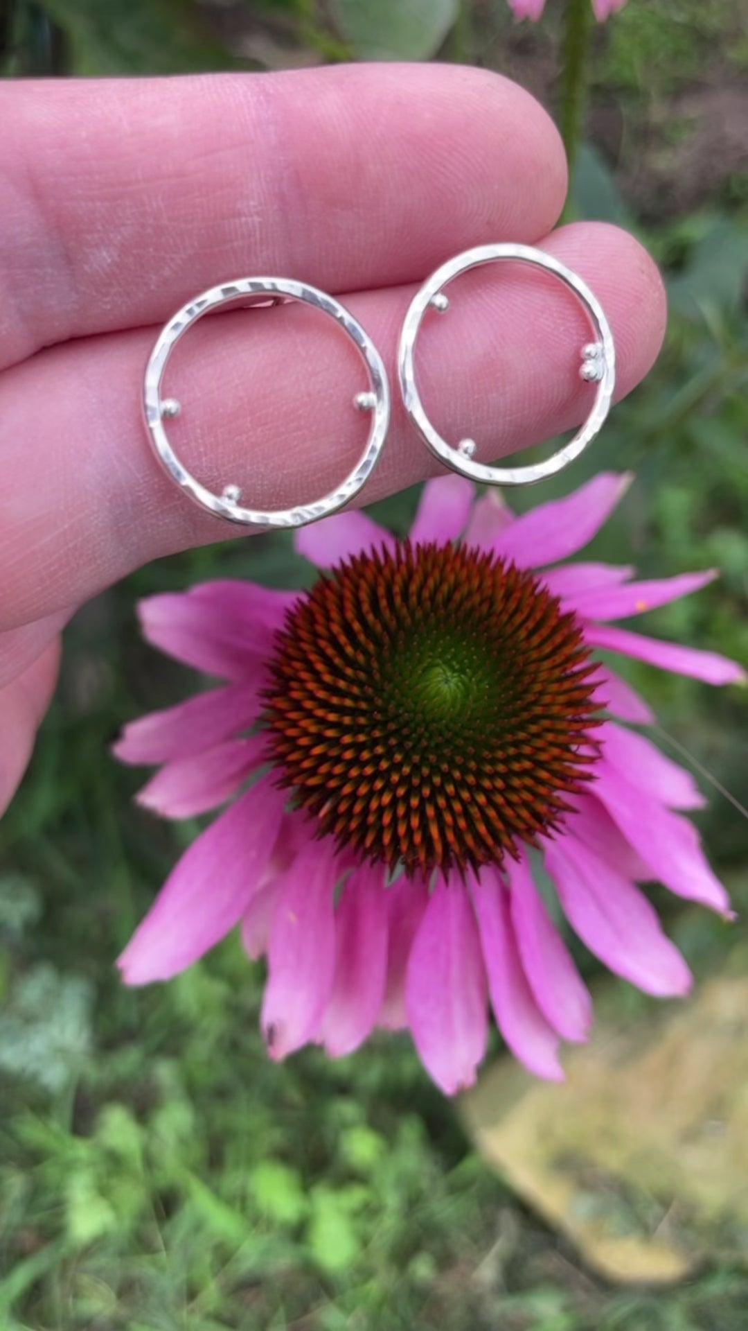 OOAK ilena silver earrings #10 (ready to ship)